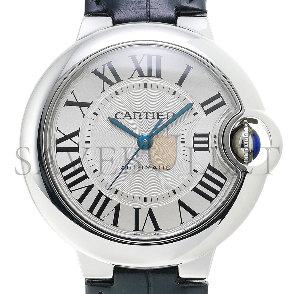 CARTIER BLUE BALLOON 33MM WATCH W6920085